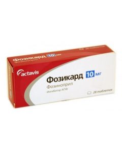 Buy cheap fosinopril | Fosicard tablets 10 mg 28 pcs. online www.pharm-pills.com