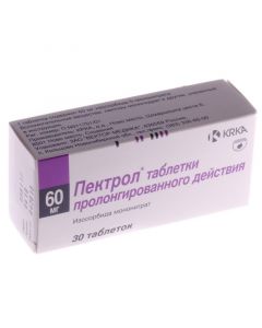 Buy cheap isosorbide mononitrate | Pectrol tablets retard 60 mg, 30 pcs. online www.pharm-pills.com