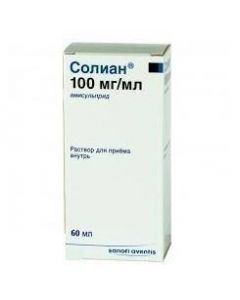 Buy cheap Amysulpryd | Solian bottle of 100 mg / ml, 60 ml online www.pharm-pills.com