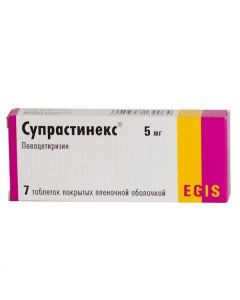 Buy cheap Levocetirizine | Suprastinex tablets is covered.pl.ob. 5 mg 7 pcs. online www.pharm-pills.com