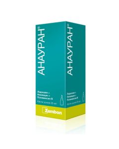 Buy cheap lidocaine, neomycin, polymyxin B | Anauran drops for ear drops 25 ml online www.pharm-pills.com