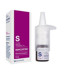 Buy cheap Metyletylpyrydynol | Vixipine eye drops 1% 5 ml bottle 1pc. online www.pharm-pills.com