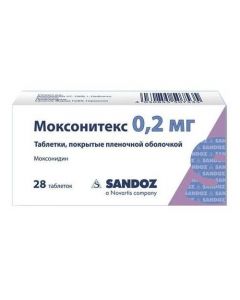 Buy cheap moxonidine | Moxonitex tablets coated.pl.ob. 200 mcg 28 pcs. online www.pharm-pills.com