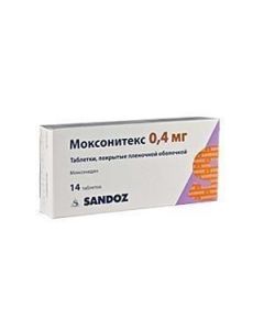 Buy cheap moxonidine | Moxonitex tablets coated.pl.ob. 400 mcg 14 pcs. online www.pharm-pills.com