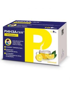 Buy cheap Paracetamol, ascorbic acid , Caffeine, Pheniramine, Phenylephrine | Rinzasip with vitamin C powder for solution for oral administration Lemon 5 g sachet 10 pcs. online www.pharm-pills.com