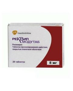 Buy cheap Ropynerol | Recip Mododab tablets 8 mg, 28 pcs. online www.pharm-pills.com