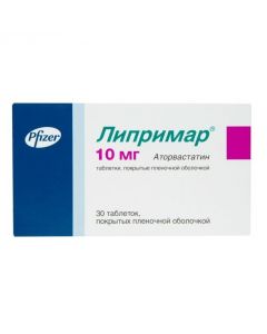 Buy cheap Atorvastatin | Liprimar tablets 10 mg, 30 pcs. online www.pharm-pills.com