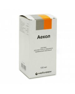 Buy cheap Betakaroten, Vitamin E, Menadyon , Retinol | Aekol solution for mestn. and external use vials of 100 ml online www.pharm-pills.com