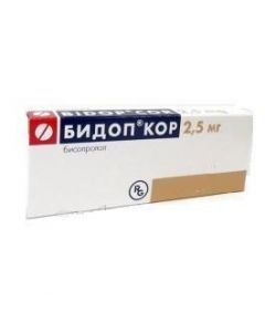 Buy cheap bisoprolol | Bidop Cor tablets 2.5 mg 56 pcs online www.pharm-pills.com