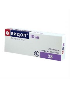 Buy cheap bisoprolol | Bidop tablets 10 mg, 28 pcs. online www.pharm-pills.com