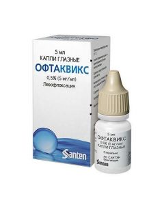 Buy cheap Levofloxacin | Oftakvix eye drops 0.5% 5 ml online www.pharm-pills.com