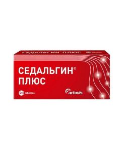 Buy cheap Metamizole H atrium, Caffeine, Thiamine | Sedalgin Plus tablets 20 pcs. online www.pharm-pills.com