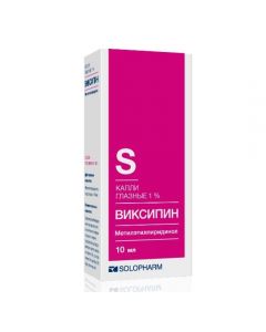 Buy cheap Metyletylpyrydynol | Vixipine eye drops 1% 10 ml bottle 1 pc. online www.pharm-pills.com