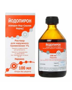 Buy cheap Povidone-Iodine, Potassium iodide | Iodopyron solution 1% bottle of 100 ml online www.pharm-pills.com