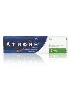 Buy cheap Terbinafine | Atifin cream 1%, 15 g online www.pharm-pills.com