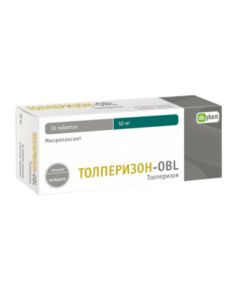 Buy cheap Tolperisone | Tolperisone-OBL tablets coated. 50 mg 30 pcs. online www.pharm-pills.com