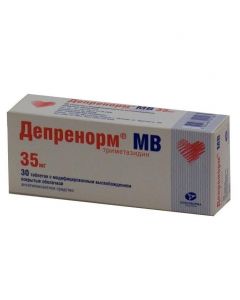 Buy cheap Trimetazidine | Deprenorm MV tablets coated.pl.ob. prolong. 35 mg 30 pcs. online www.pharm-pills.com