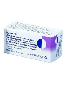 Buy cheap vaccine menynhokokkovaya polysaharydnaya (Serohrupp A, C, Yy W-135) konСЉyuhyrov with dyfteryyn m toxoid | Menaktra solution for in / m vvv. 0.5 ml / dose fl. 0 5 ml online www.pharm-pills.com