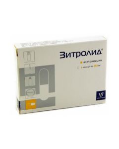 Buy cheap Azithromycin | Zitrolide capsules 250 mg, 6 pcs. online www.pharm-pills.com