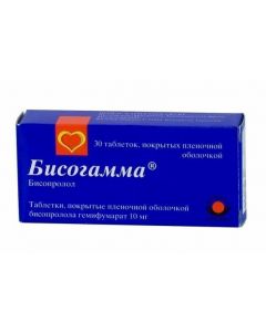 Buy cheap bisoprolol | Bisogamma tablets are covered.pl.ob. 10 mg 30 pcs. online www.pharm-pills.com