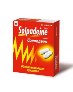 Buy cheap caffeine, paracetamol | Solpadein Fast tablets 24 pcs. online www.pharm-pills.com