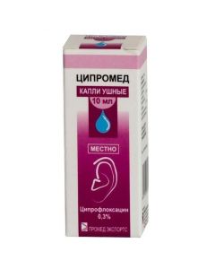 Buy cheap Ciprofloxacin | Cypromed eye drops 3 mg / ml, 10 ml online www.pharm-pills.com