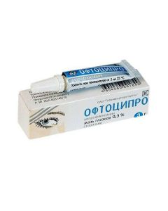 Buy cheap Ciprofloxacin | Oftocipro eye ointment 0.3%, 3 g online www.pharm-pills.com