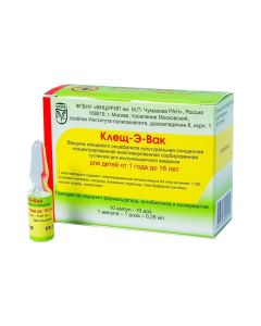 Buy cheap Vaccine for Prevention kleschevoho entsefalyta | Tick-E-Vac susp. for v / m input. 0.25 ml / ampoule dose 0.25 ml 10 online www.pharm-pills.com