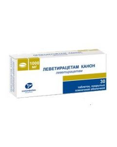 Buy cheap levetiracetam | Levetiracetam Canon tablets are coated. 1000 mg 30 pcs. online www.pharm-pills.com