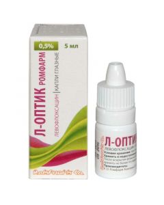 Buy cheap Levofloxacin | L-Optik Romfarm eye drops 0.5% 5 ml online www.pharm-pills.com