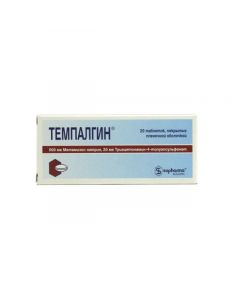 Buy cheap Metamizol sodium, Pithophenone, Tryatsetonamyn-4-toluenesulfonate | Tempalgin tablets, 20 pcs. online www.pharm-pills.com