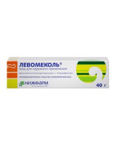 Buy cheap Metylsalytsylat, Levomentol, Chloramphenicol | Levomekol ointment, 40 g online www.pharm-pills.com