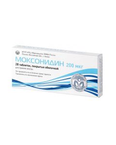 Buy cheap Moksonydyn | Moxonidine tablets 0.2 mg, 28 pcs. online www.pharm-pills.com