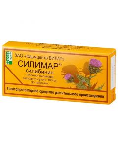 Buy cheap pyatnystoy milk thistle fruit ekstrakt | Silimar tablets 100 mg, 30 pcs. online www.pharm-pills.com