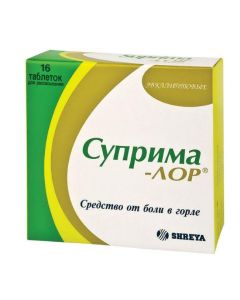 Buy cheap Amylmetakrezol, Dyhlorbenzylov y alcohol | Suprima-Lor lozenges, eucalyptus 16 pcs. online www.pharm-pills.com