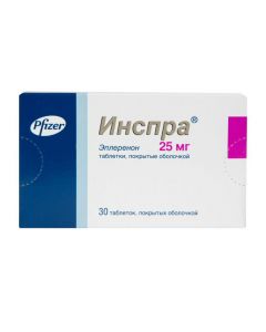 Buy cheap eplerenon | Inspra tablets 25 mg, 30 pcs. online www.pharm-pills.com