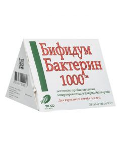 Buy cheap bifidobacteria bifidum | Bifidumbacterin 1000 tablets 0.3 g, 30 pcs. online www.pharm-pills.com