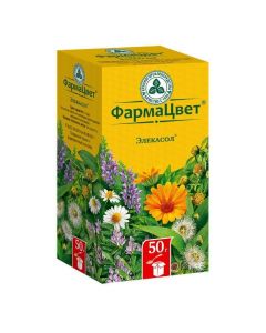 Buy cheap Calendula medicine flowers, chamomile flowers, licorice roots, herbs herbs, sage leaves, eucalyptus leaves | Elekasol collection pack, 50 g online www.pharm-pills.com