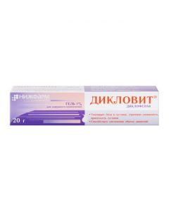 Buy cheap Diclofenac | Diclovit gel for external use 1% 20 g online www.pharm-pills.com