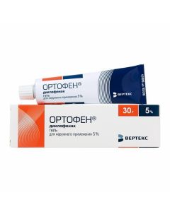 Buy cheap Diclofenac | Ortofen gel 5% 30 g online www.pharm-pills.com