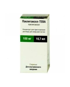 Buy cheap paclitaxel | Paclitaxel-Teva conc. for solution for infusions 6 mg / ml bottle 16.7 ml 1 pc. online www.pharm-pills.com