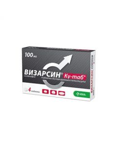 Buy cheap sildenafil | Vizarsin Ku-tab dispersible tablets in the oral cavity 100 mg 4 pcs. online www.pharm-pills.com