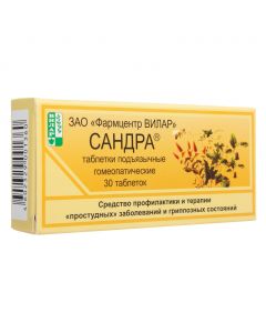 Buy cheap Homeopatycheskyy composition | Sandra homeopathic tablets 0.25 g, 30 pcs. online www.pharm-pills.com