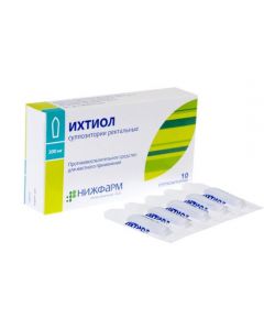 Buy cheap Ihtammol | Ichthyol rectal suppositories 10 pcs. online www.pharm-pills.com