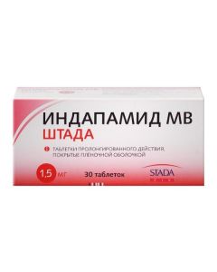 Buy cheap indapamide | Indapamide MV Stada tablets coated.pl.ob. Prolong 1.5 mg 30 pcs. online www.pharm-pills.com