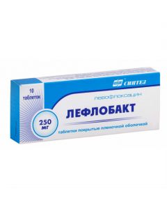 Buy cheap Levofloxacin | Leflobakt tablets 250 mg, 10 pcs. online www.pharm-pills.com