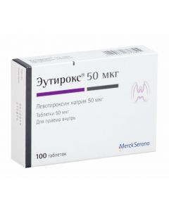 Buy cheap Levothyroxine sodium | Eutiroks tablets 50 mcg, 100 pcs. online www.pharm-pills.com