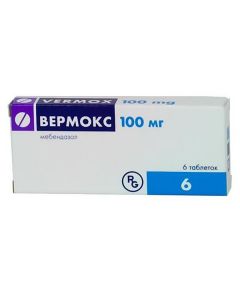 Buy cheap mebendazole | Vermox tablets 100 mg, 6 pcs. online www.pharm-pills.com