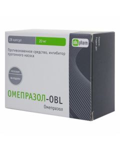 Buy cheap Omeprazole | Omeprazole-OBL capsules 20 mg 28 pcs. online www.pharm-pills.com