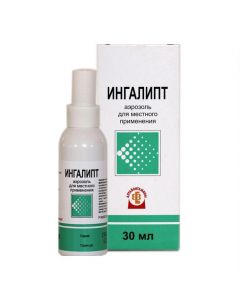 Buy cheap Peppermint oil, Sulfanylamide, Sulfathiazole, Timol, evkalypta prutovydnoho lystev oil | Inhalipt aerosol, 30 ml online www.pharm-pills.com